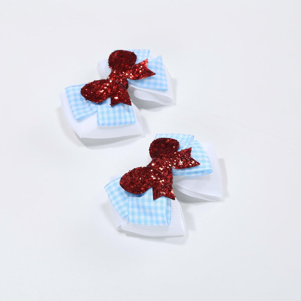ROSADAGE Blue Plaid Girls Costume for Halloween, Cosplay, and Dress-Up