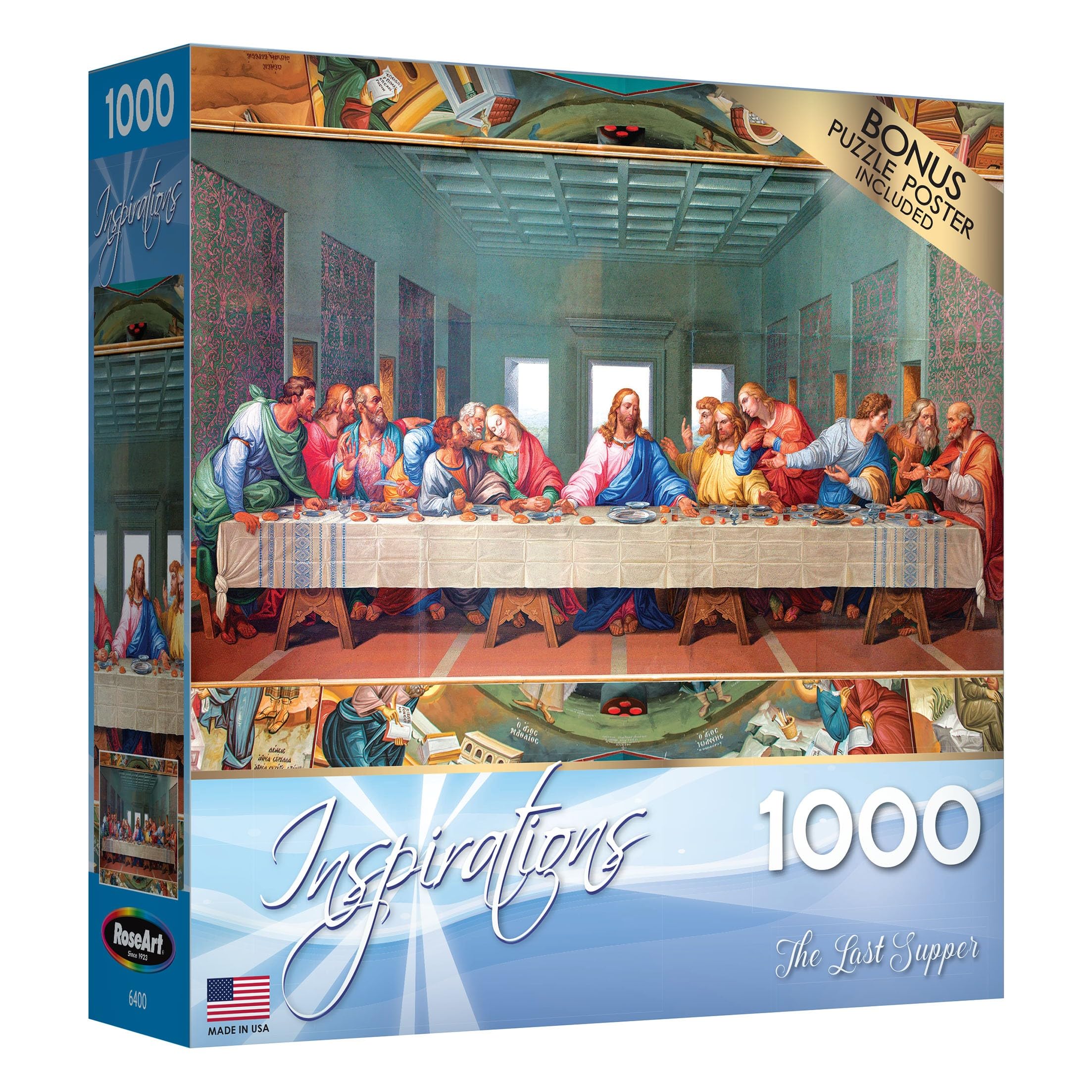 RoseArt 1000 Piece Jigsaw Puzzle – The Last Supper by Leonardo da Vinci