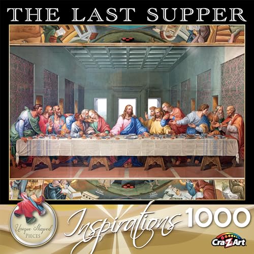 RoseArt 1000 Piece Jigsaw Puzzle – The Last Supper by Leonardo da Vinci