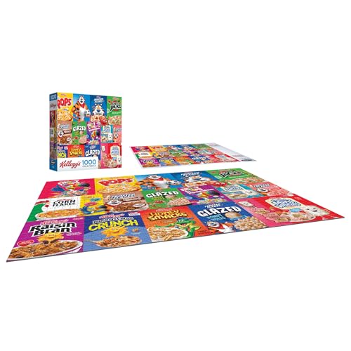 RoseArt Kellogg's Cereal Favorites Modern 1000-Piece Jigsaw Puzzle