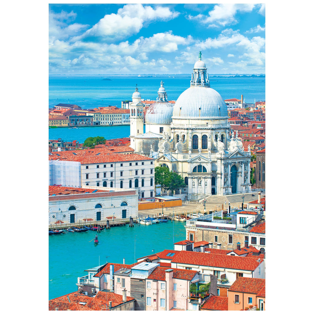RoseArt Kodak Camera to Canvas Venice 2-Pack: 500-Piece Photo vs Illustration Puzzles