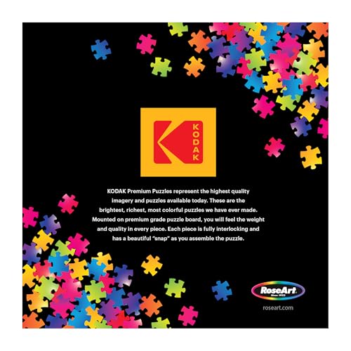 RoseArt Kodak Premium 1000-Piece Jigsaw Puzzle: City Food Truck Scene (26.625 x 19.25 inches)