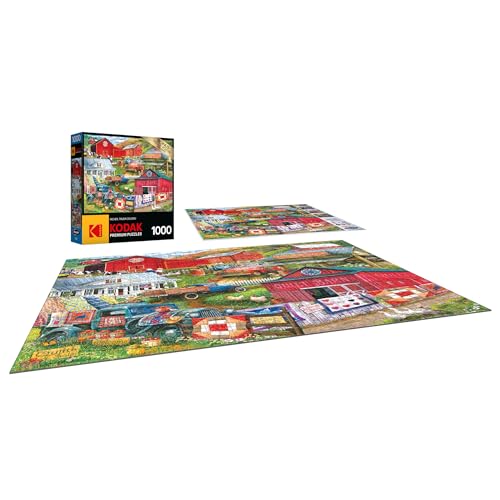 RoseArt Kodak Premium 1000-Piece Jigsaw Puzzle: Country Compilation