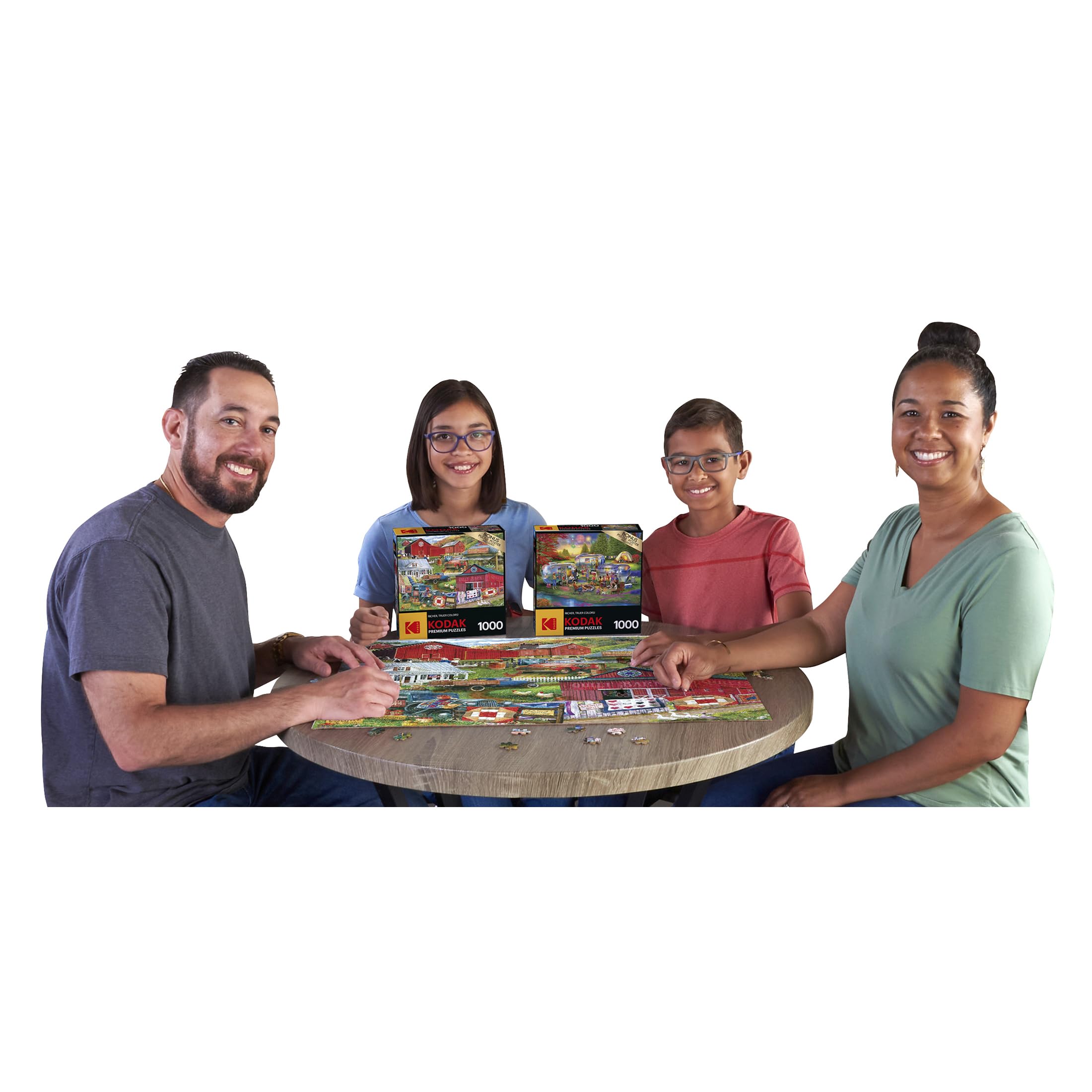RoseArt Kodak Premium 1000-Piece Jigsaw Puzzle: Country Compilation