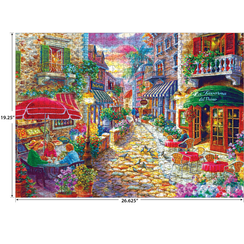 RoseArt Kodak Premium 1000-Piece Jigsaw Puzzle – Late Afternoon in Italy by Nicky Boehme