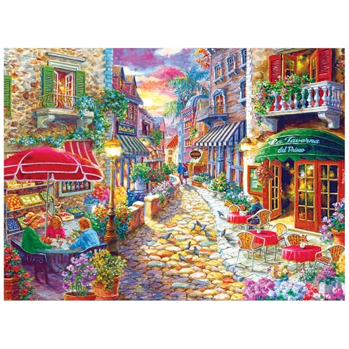 RoseArt Kodak Premium 1000-Piece Jigsaw Puzzle – Late Afternoon in Italy by Nicky Boehme