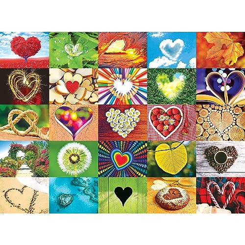 RoseArt Kodak Premium Love is Everywhere 1000 Piece Jigsaw Puzzle – Finished Size 20x27 Inches