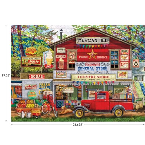 RoseArt Kodak Premium 'Open for Business' 1000-Piece Cork Jigsaw Puzzle