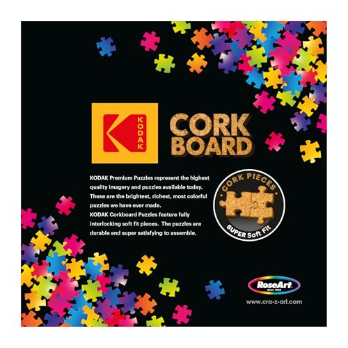 RoseArt Kodak Premium 'Open for Business' 1000-Piece Cork Jigsaw Puzzle
