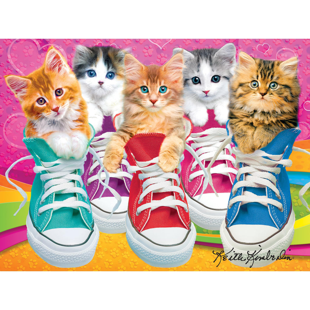 RoseArt Kodak Premium Sneaky Kats II 350-Piece Jigsaw Puzzle for Adults