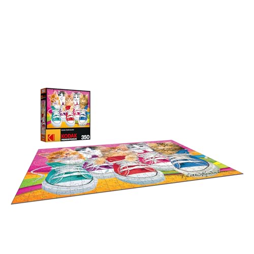 RoseArt Kodak Premium Sneaky Kats II 350-Piece Jigsaw Puzzle for Adults