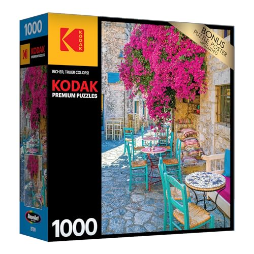 RoseArt Kodak Premium Village Areopoli 1000-Piece Jigsaw Puzzle – Adults, 27x20 Inch