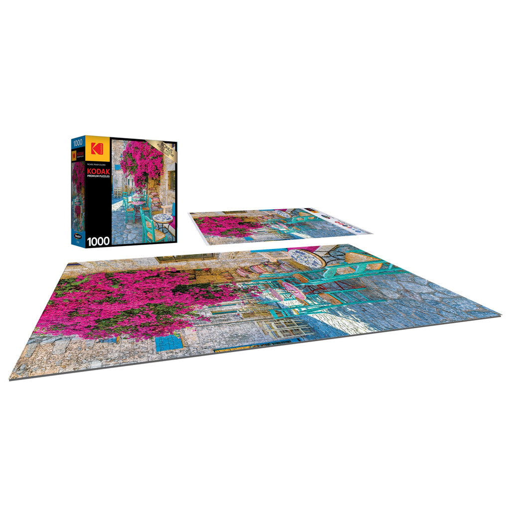RoseArt Kodak Premium Village Areopoli 1000-Piece Jigsaw Puzzle – Adults, 27x20 Inch