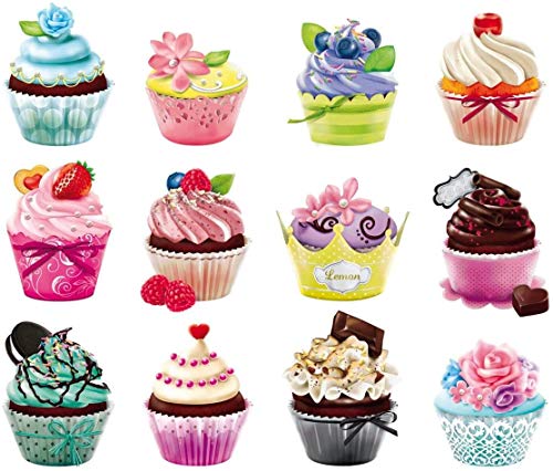 RoseArt Mini-Shaped Cupcakes 500 Piece Jigsaw Puzzle – Color-Coded Backs & Bonus Poster