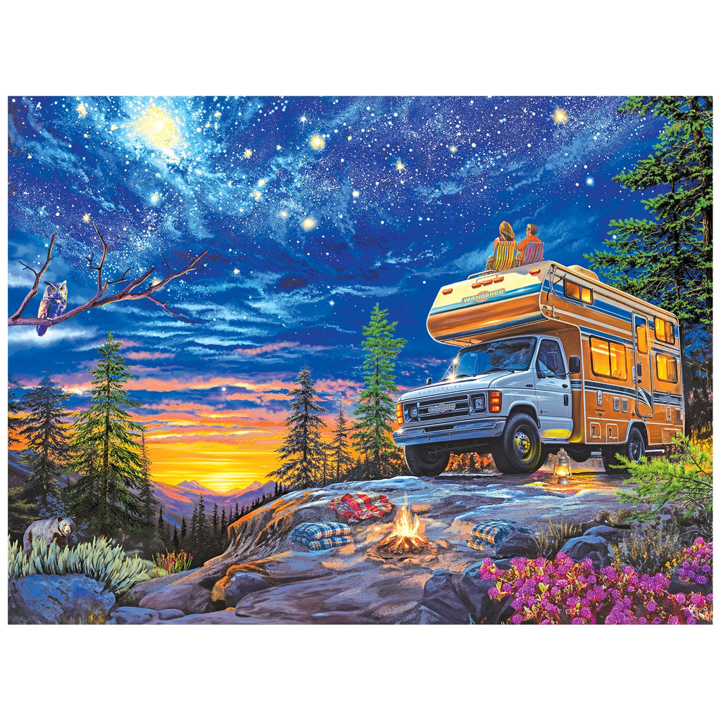 RoseArt My Happy Place 750-Piece Jigsaw Puzzle – Eco-Friendly Adult Puzzle