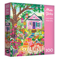 RoseArt Olivia Gibbs Floral Garden 300 Piece Jigsaw Puzzle – 18x24 Inches, Made in USA