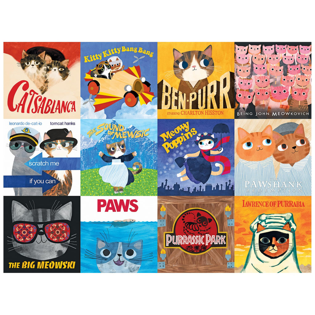 RoseArt Planet Cat Movie Cats 300-Piece Jigsaw Puzzle – Fun Cat Movie Parodies