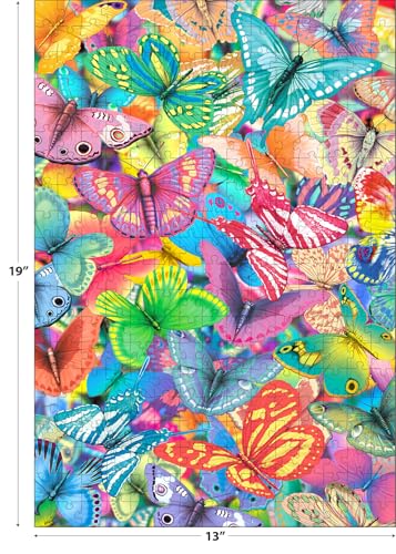RoseArt Super Deep 3D Butterfly Magic – 300 XL Piece Jigsaw Puzzle for Adults