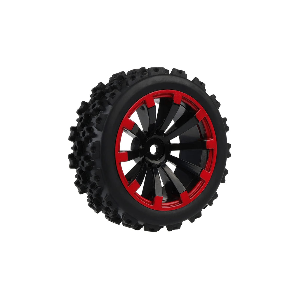 Rowiz 1/10 RC Car Tires 12mm Hex Wheels for 1/18 Truck 1/16 Buggy Replacement Set