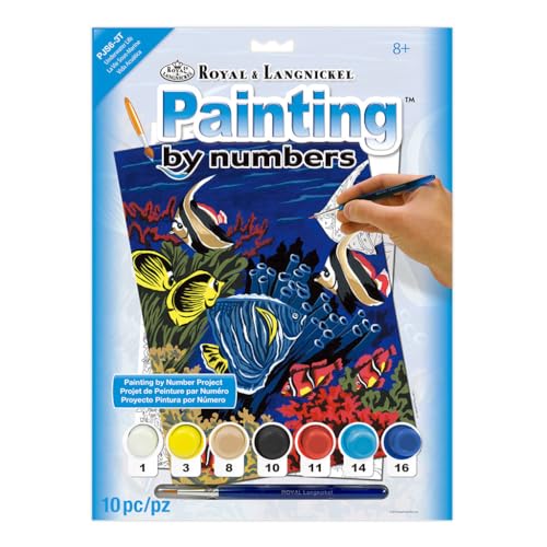 Royal & Langnickel Junior Paint by Numbers Kit – Underwater Life, Ages 8+