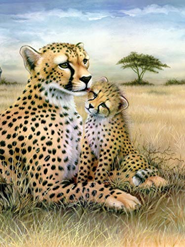Royal & Langnickel Leopard Paint by Number Kit for Kids Ages 8+