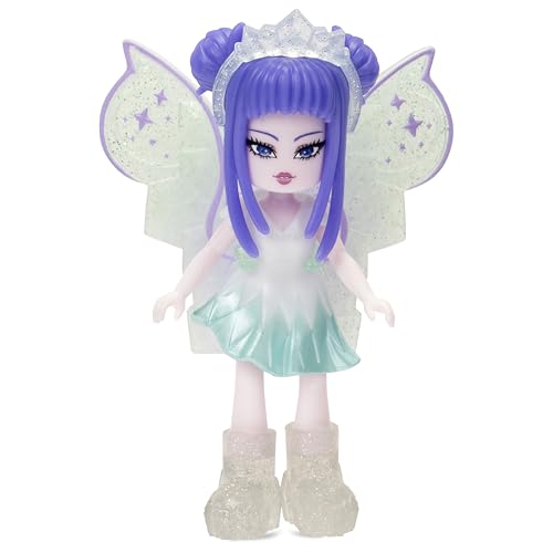 Royale High Ice Fairy Doll – 3-Inch Figure with 9 Accessories and Virtual Code (Series 2)