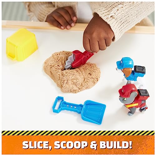 Rubble & Crew Charger & Wheeler Action Figures with Kinetic Build-It Sand and Tools