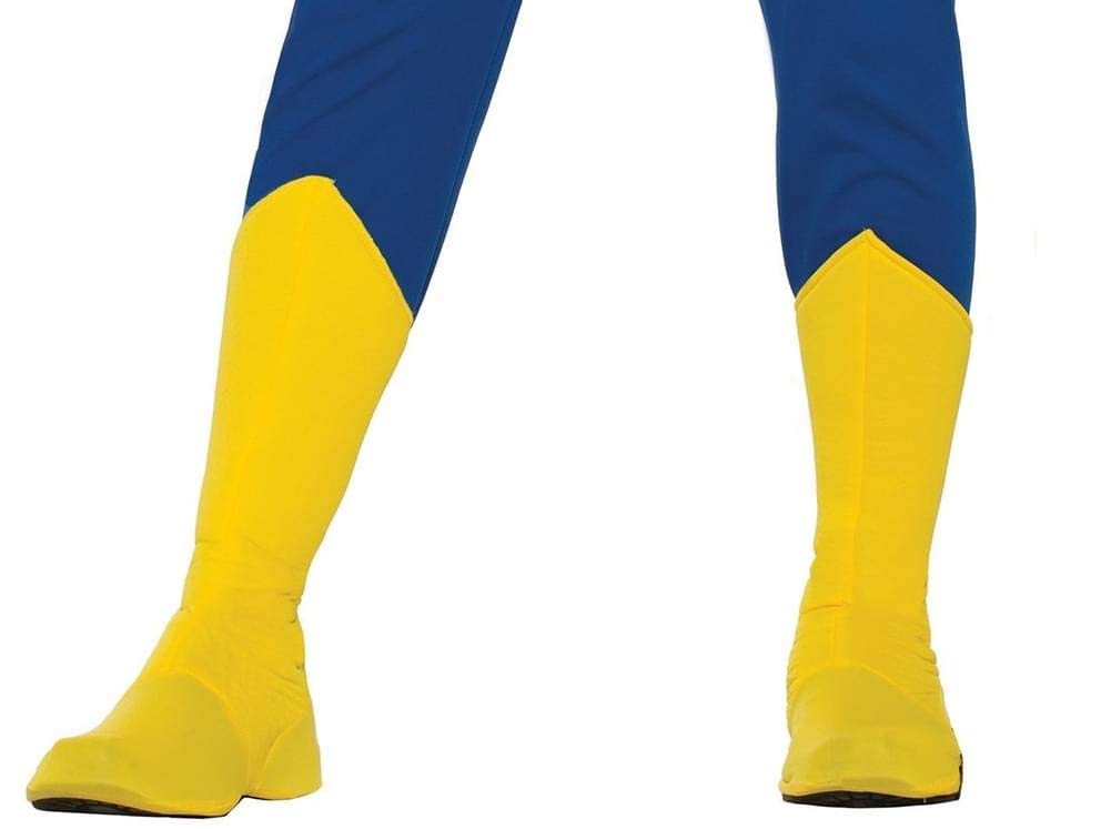 Rubie's Adult Forum Super Hero Yellow Boot Covers – Polyester Shoe Covers for Costumes