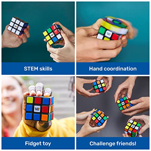 Rubik’s Cube 3x3 Magnetic Speed Cube – Pre-Lubricated, Smooth Turning for Ages 8+