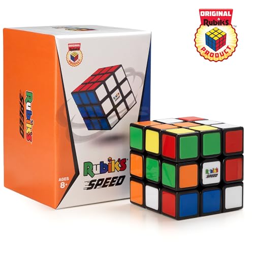 Rubik’s Cube 3x3 Magnetic Speed Cube – Pre-Lubricated, Smooth Turning for Ages 8+