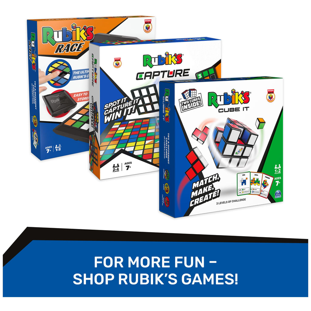 Rubik’s Cube 3x3 Magnetic Speed Cube – Pre-Lubricated, Smooth Turning for Ages 8+