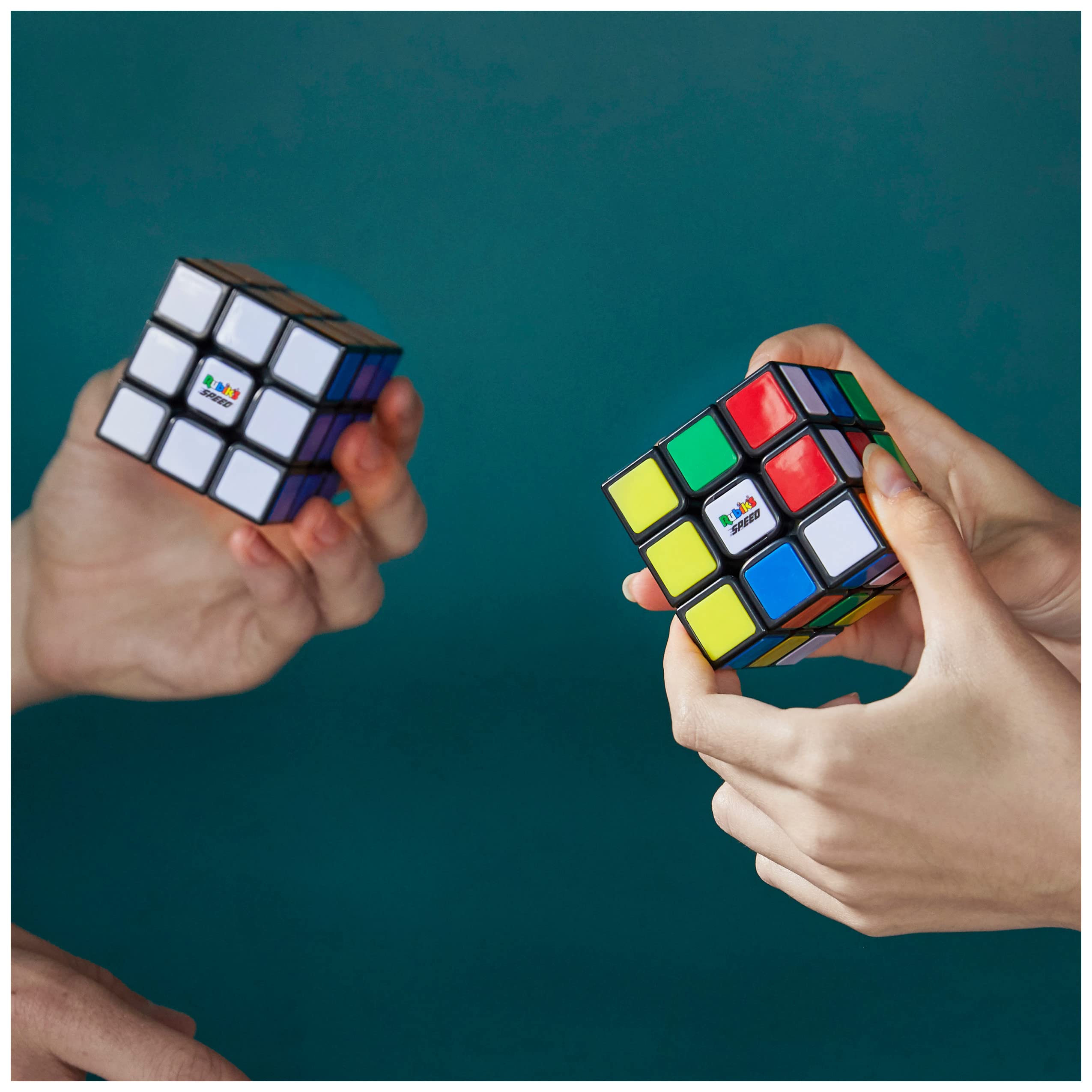 Rubik’s Cube 3x3 Magnetic Speed Cube – Pre-Lubricated, Smooth Turning for Ages 8+