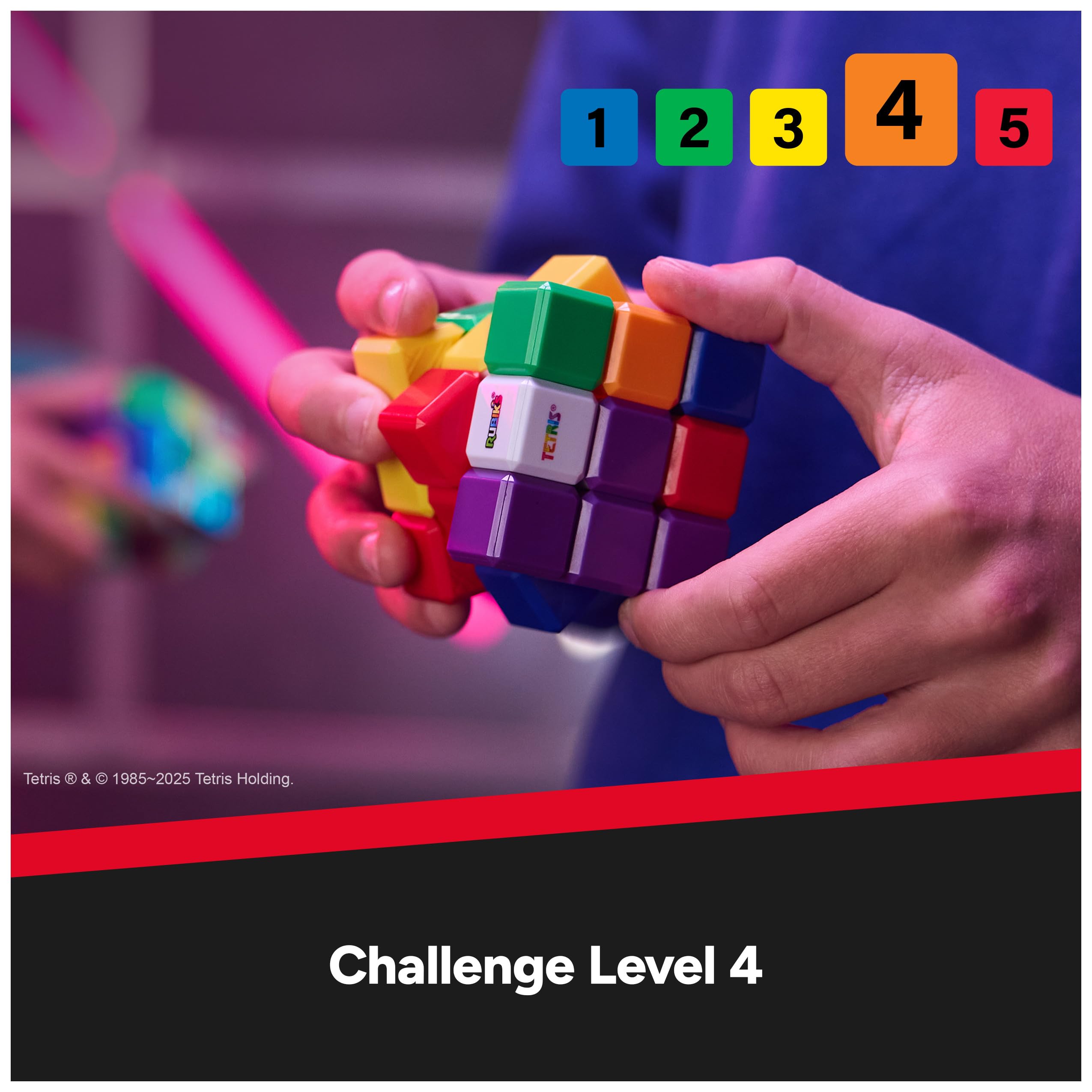 Rubik's Cube Tetris Cube – Brain Teaser Puzzle for Adults & Teens