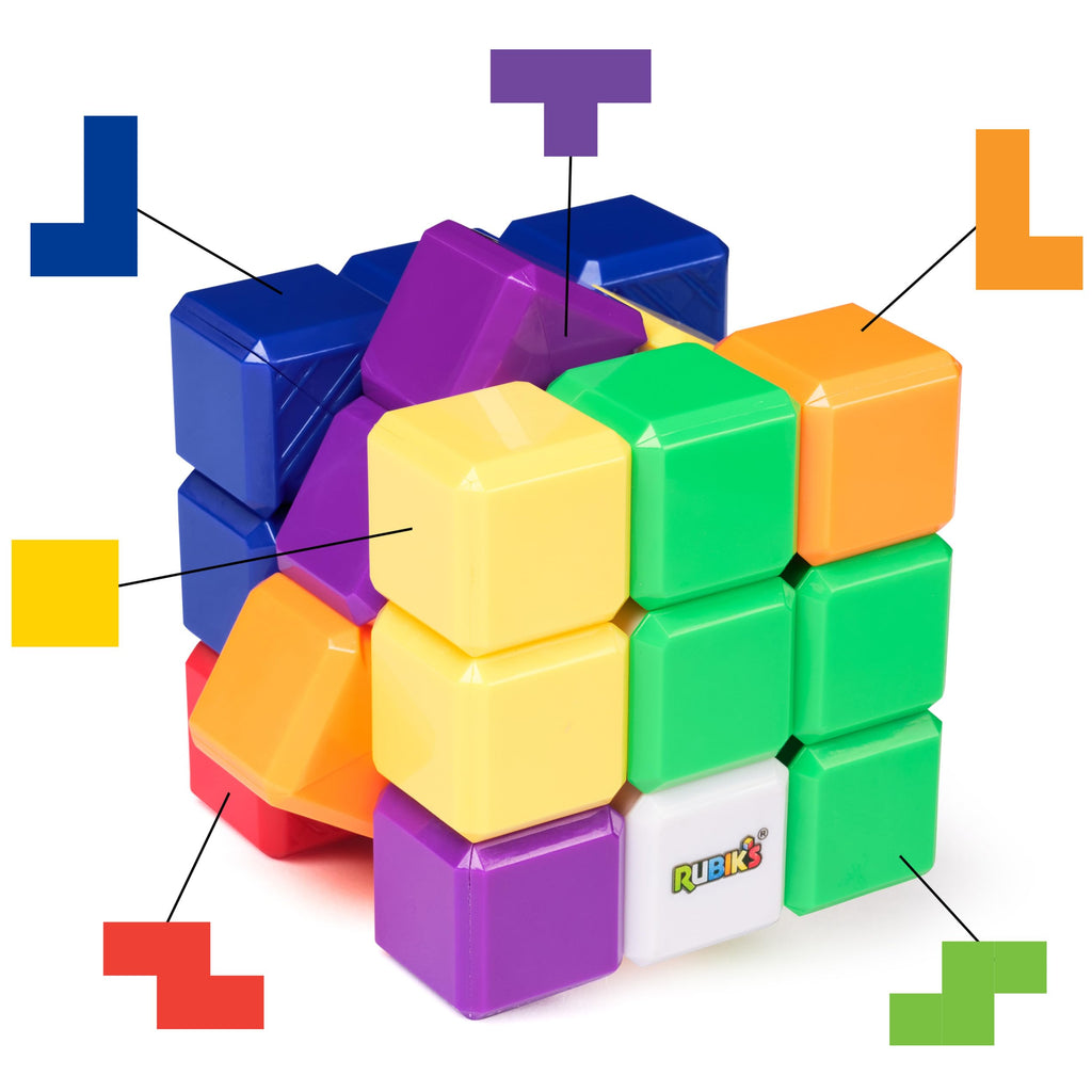 Rubik's Cube Tetris Cube – Brain Teaser Puzzle for Adults & Teens