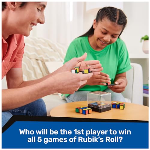 Rubik’s Roll: 5-in-1 Portable Dice Game for Family Travel | Ages 7+