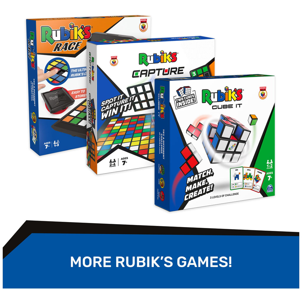 Rubik’s Roll: 5-in-1 Portable Dice Game for Family Travel | Ages 7+