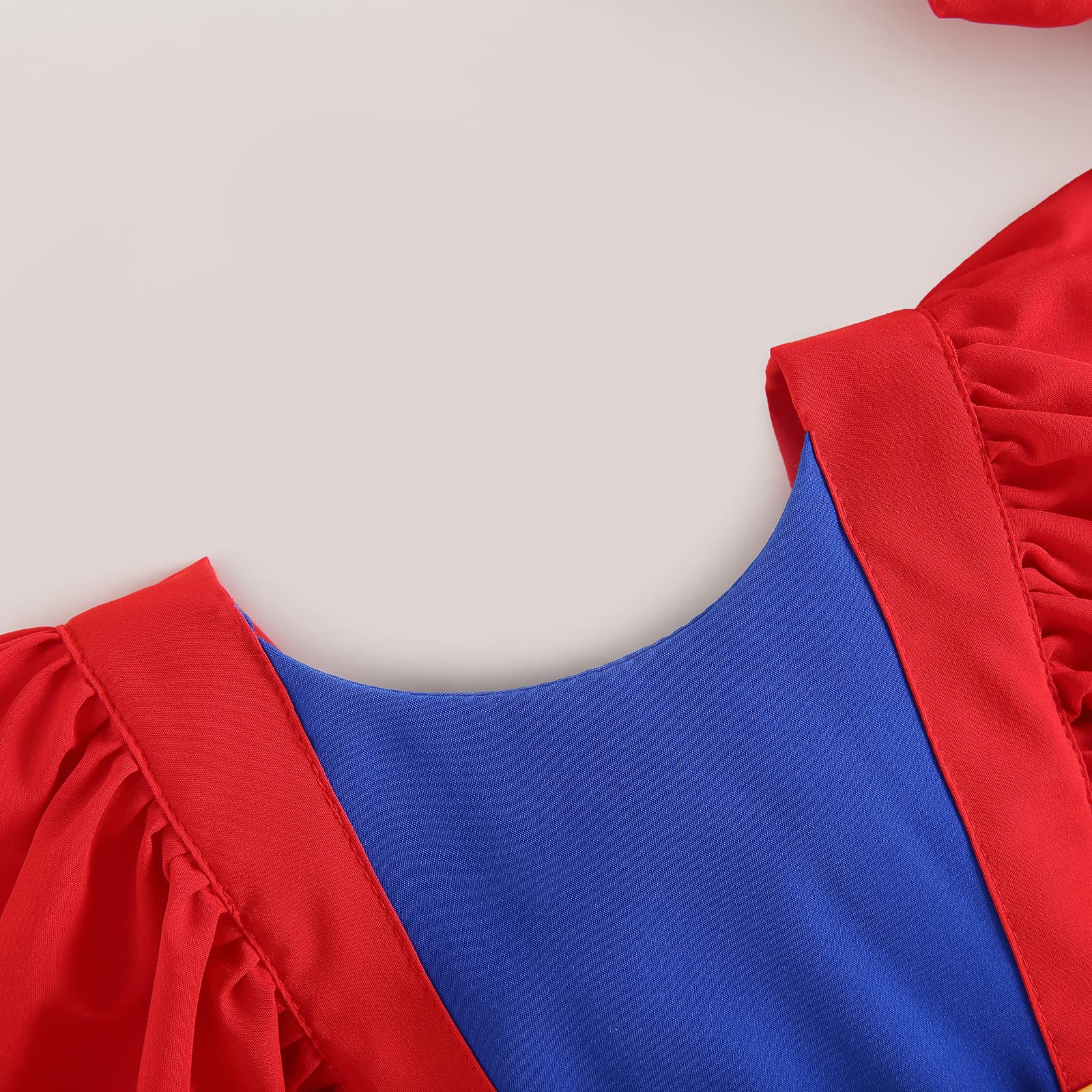 RWYBEIW Newborn Baby Girls Snow White Romper Costume Set 2-Piece Summer Outfit with Headband