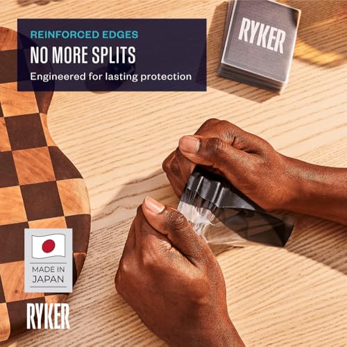 Ryker Card Sleeves (100 Pack) – Tournament Grade, Made in Japan, 120 Micron, Black