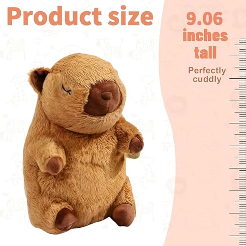 rytopt Breathing Stuffed Animal with Simulated Breathing Sounds, 4 Speeds, Volume Control, Music & Lights - 9.06 Inch Portable Plush Toy