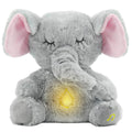 rytopt Breathing Stuffed Elephant – Simulated Breathing Sounds, 4 Speed Settings, Soft Plush Toy