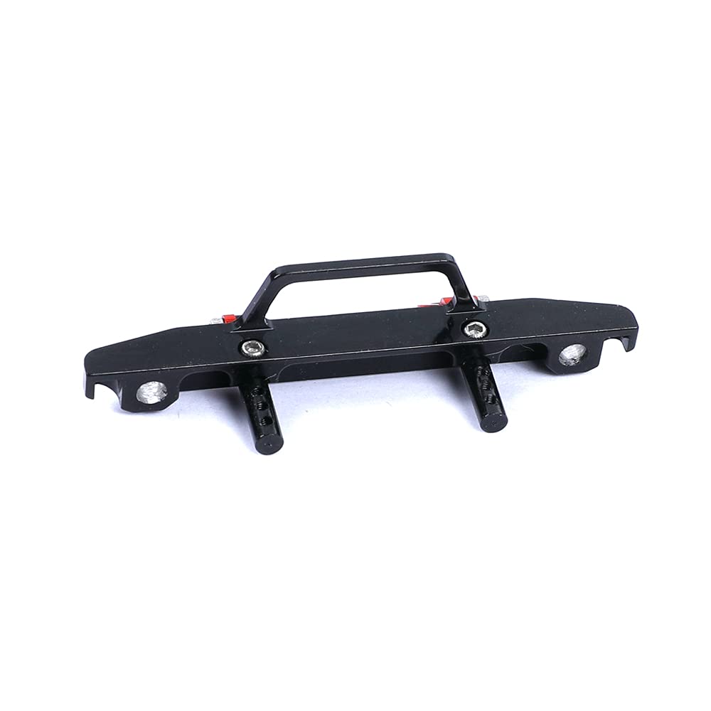 RZXYL Aluminum Front Bumper for Axial SCX24 Deadbolt AXI90081 (Black) – 1/24 RC Crawler Upgrade