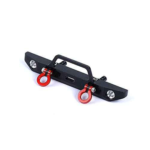 RZXYL Aluminum Front Bumper for Axial SCX24 Deadbolt AXI90081 (Black) – 1/24 RC Crawler Upgrade