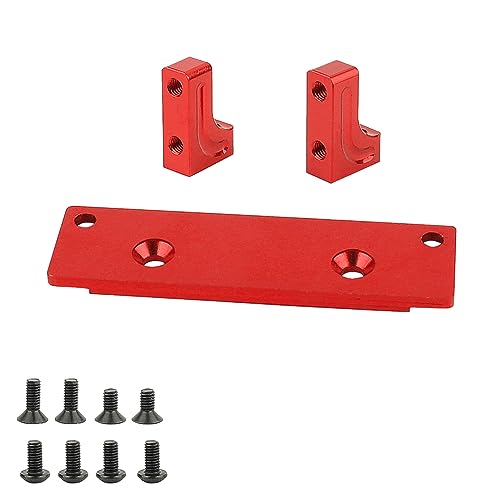 RZXYLRC Aluminum Servo Mount Holder for Axial AXI03004 Capra 1.9 RC Car (Red)