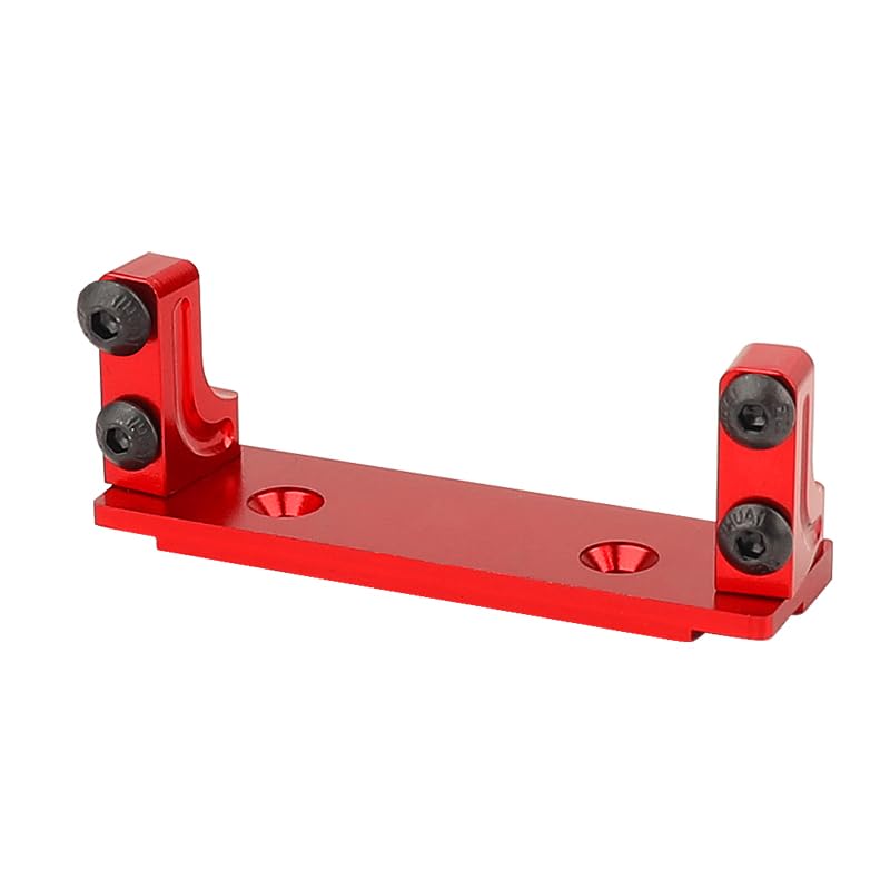 RZXYLRC Aluminum Servo Mount Holder for Axial AXI03004 Capra 1.9 RC Car (Red)