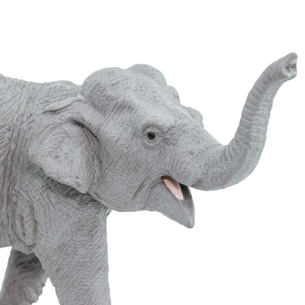 Safari Ltd. Asian Elephant Toy Figurine – Hand-Painted 6.5" Long, Lifelike Details for Kids 3+