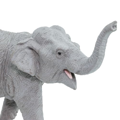 Safari Ltd. Asian Elephant Toy Figurine – Hand-Painted 6.5" Long, Lifelike Details for Kids 3+