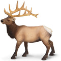 Safari Ltd. Elk Bull Figurine, Hand-Painted Plastic Model – 4.75 Inches Tall, Ages 3+