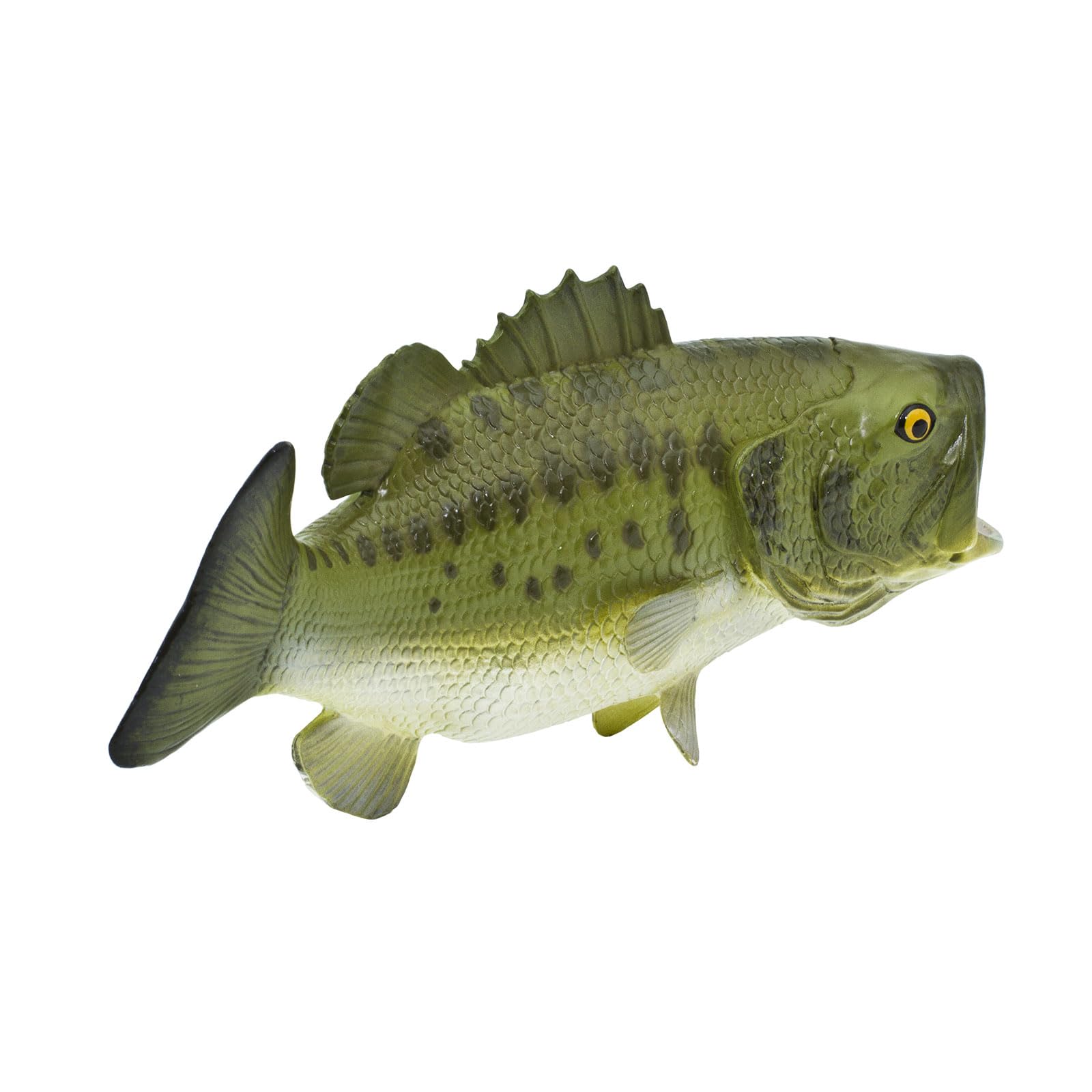 Safari Ltd. Largemouth Bass Figurine – Hand-Painted 6.25 Inch Model, Educational Toy for Kids