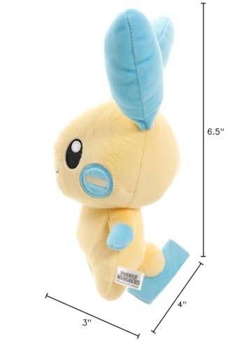 Sanei Pokemon All Star Series Minun Plush – 6.5 Inch Official Stuffed Toy