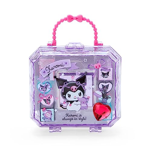 Sanrio Chrome Stamp Set with Kuromi Character – Plastic Stamps in Jewelry Box